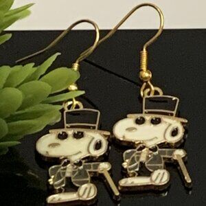 Snoopy Earring, Joe Cool Earring, Peanuts Earrings, Gift Idea, Snoopy Charm